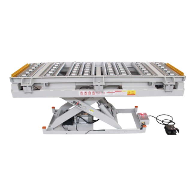 Lifting Table With Roller Conveyor